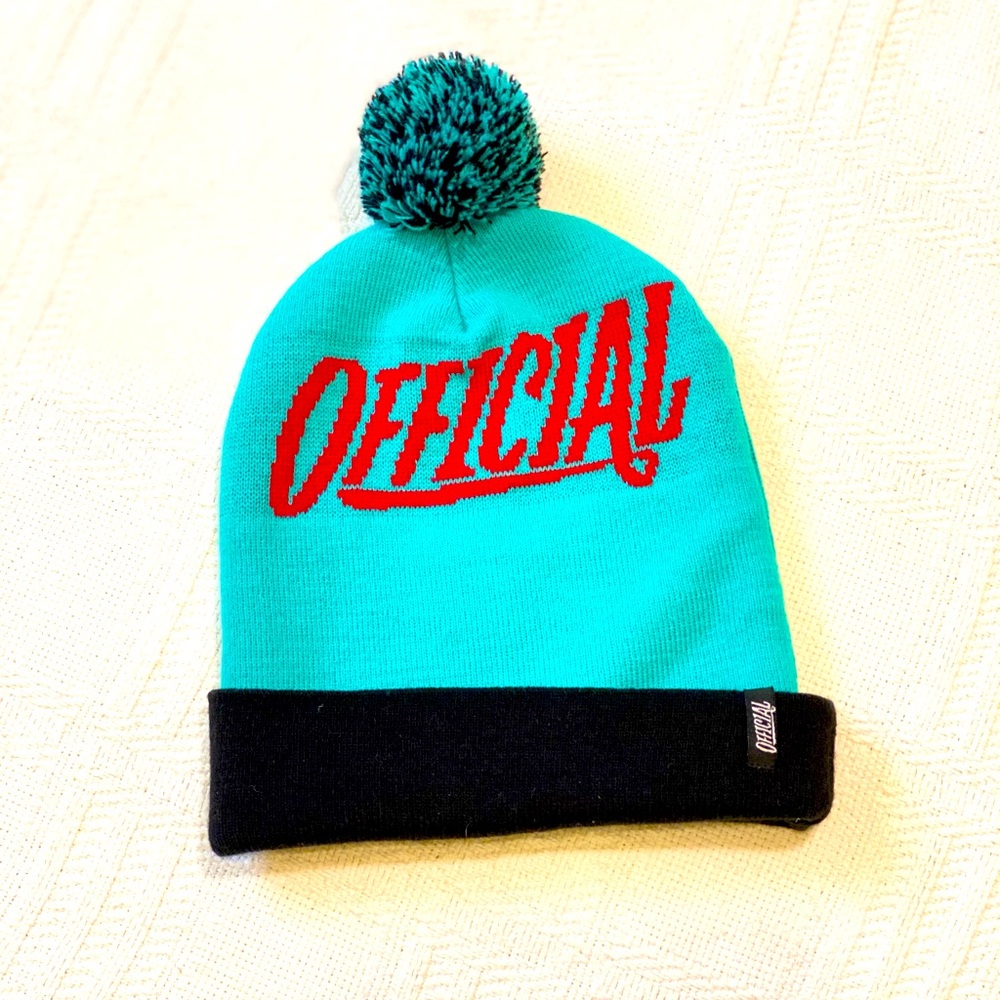 ⚡️ Teal Black & Red Official Beanie